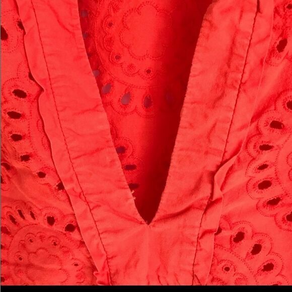 J CREW Eyelet Flowy Tunic - Picture 3 of 6